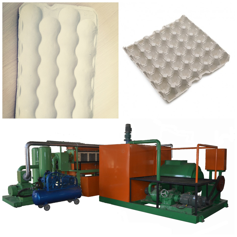 700-5000pcs/H Pulp Moulding Machines Steel Processing Egg Carton Manufacturing Device For Seamless Production (Пульпальная формовая машина для производства яиц)