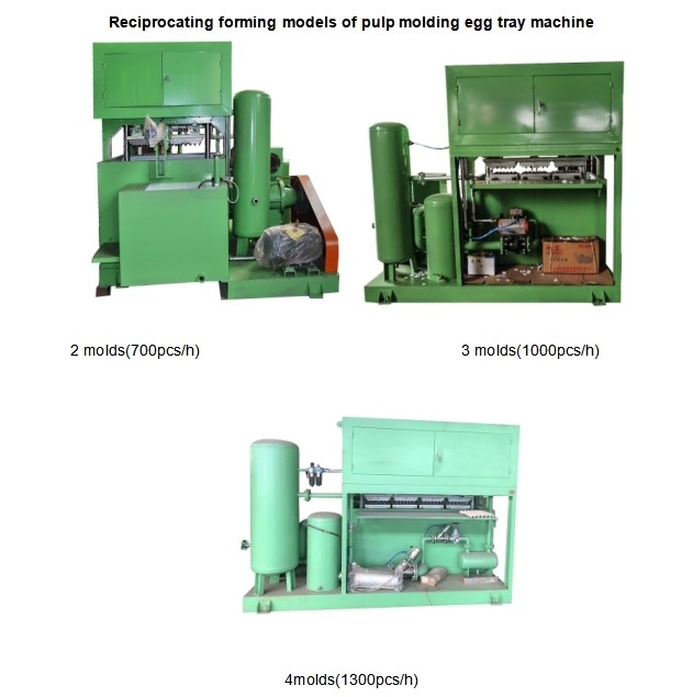 700-5000pcs/H Pulp Moulding Machines Steel Processing Egg Carton Manufacturing Device For Seamless Production (Пульпальная формовая машина для производства яиц)