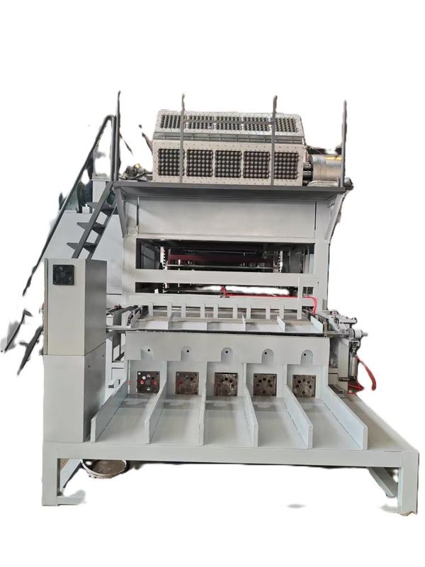 Автоматическая машина для производства лотков для яиц, линия по производству картонных коробок для яиц, формовочная машина для пульпы, цена, управление ПЛК
