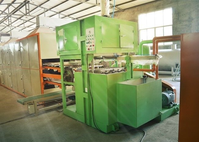 Производственная линия с низким энергопотреблением высокой эффективности для бумажных яичных подносов, управляемая компьютером с клапаном немецкой марки