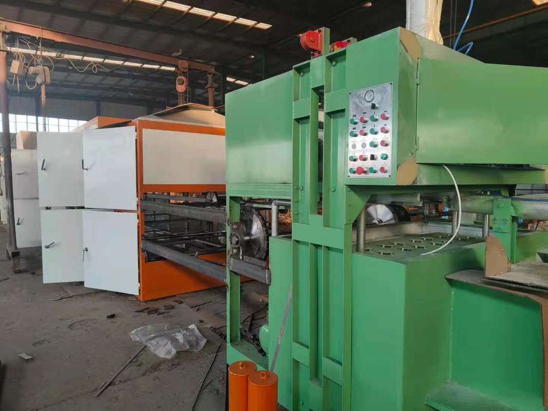 Машина для бумажных яичных подносов с низким уровнем шума, легкая в эксплуатации, машина для формования целлюлозы для яичных ящиков и яблочных подносов в 380-440 В