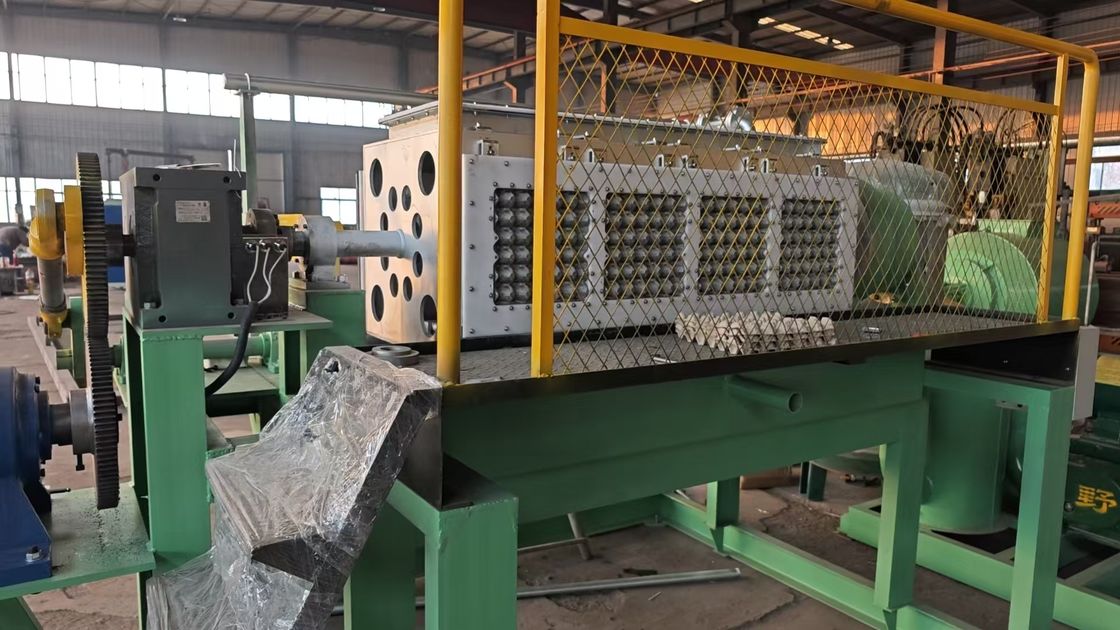 Роторная машина для производства бумажных лотков для яиц с 4 сторонами, управление ПЛК и материал пластиковой формы для формования лотков для яиц